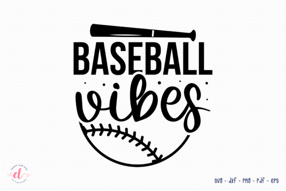 Baseball Vibes SVG: Graphics for Crafts & Brand Projects