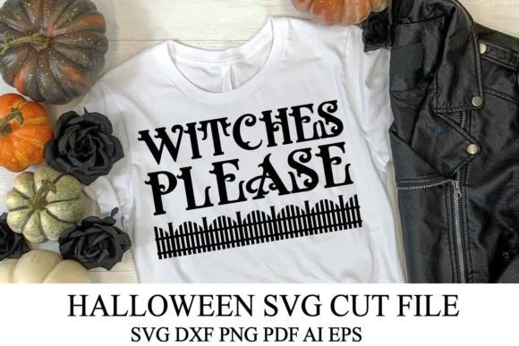 Halloween Witch SVG Graphics for Crafts