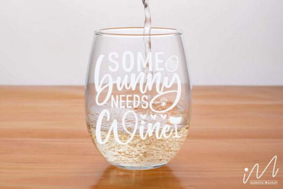 Some Bunny Needs Wine SVG: Graphics for Crafts & Playful Branding